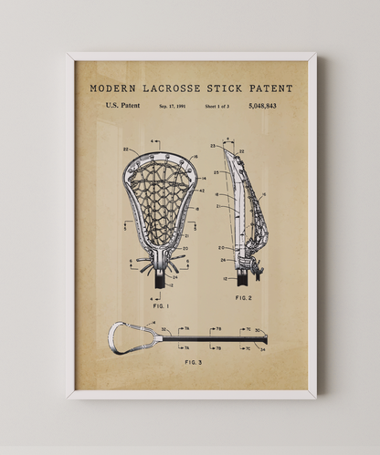 Modern Lacrosse Stick Patent