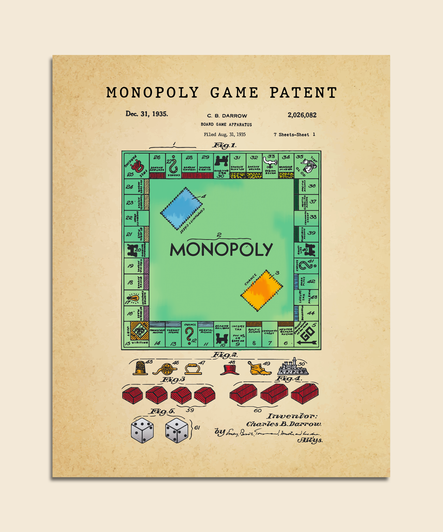 Monopoly Game Patent