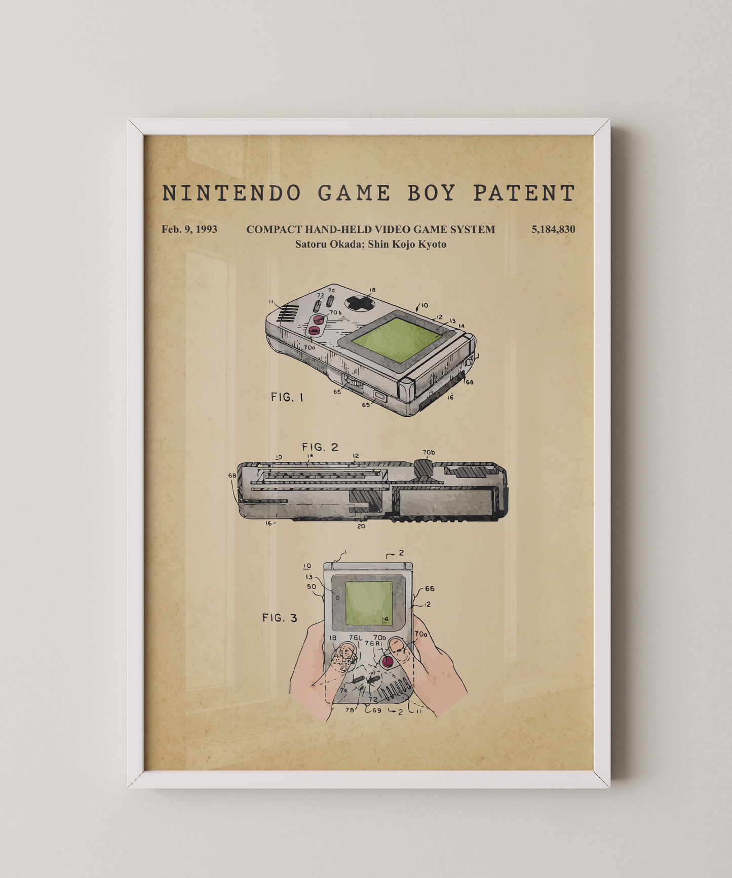 Nintendo Game Boy Patent