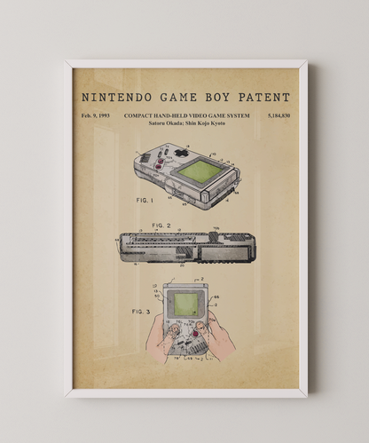 Nintendo Game Boy Patent