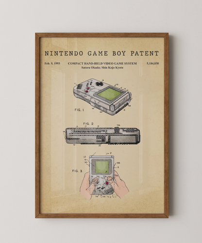 Nintendo Game Boy Patent