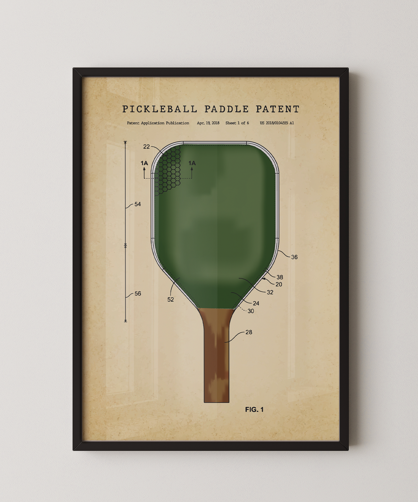 Pickleball Paddle Patent