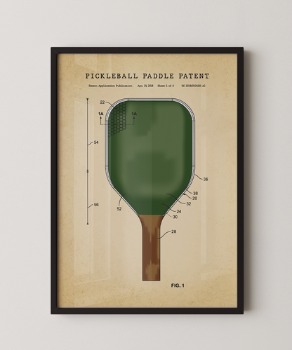 Pickleball Paddle Patent