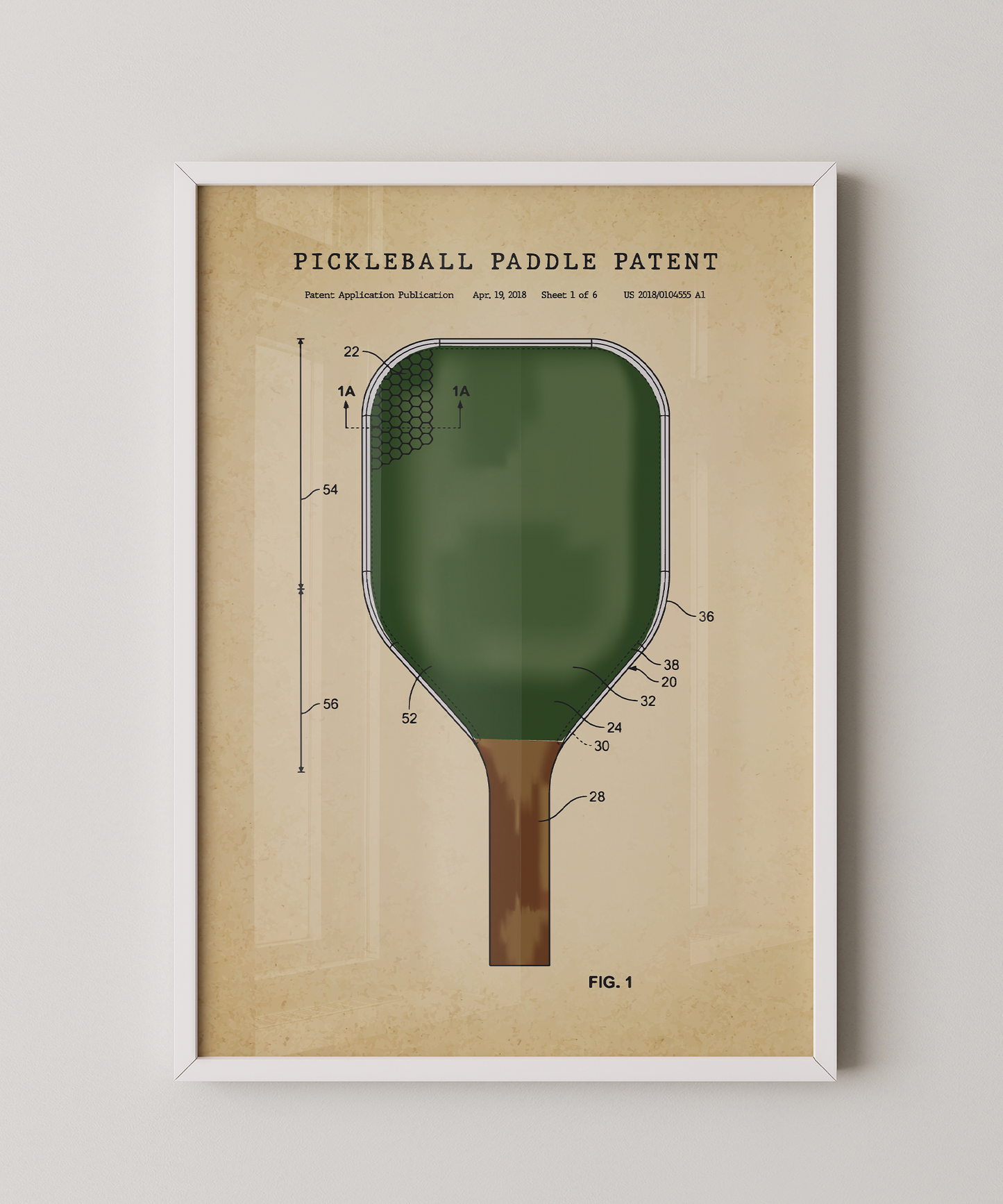 Pickleball Paddle Patent