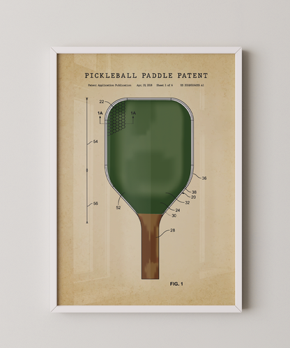 Pickleball Paddle Patent