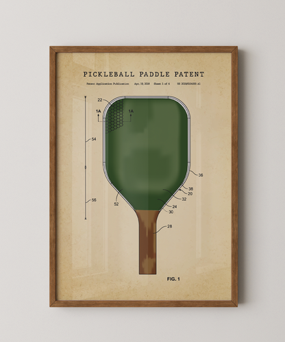 Pickleball Paddle Patent