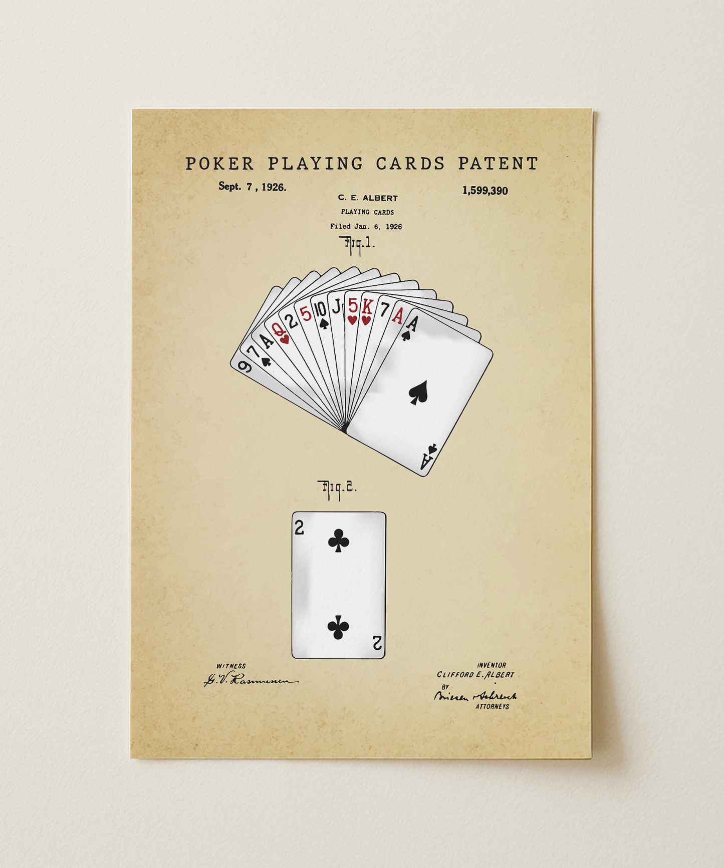 Poker Card Patent
