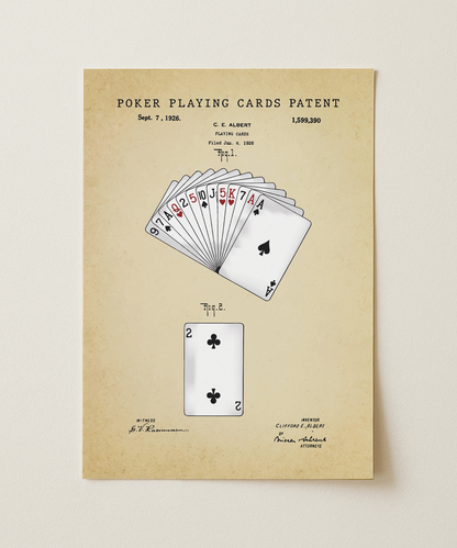 Poker Card Patent