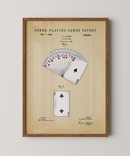 Poker Card Patent