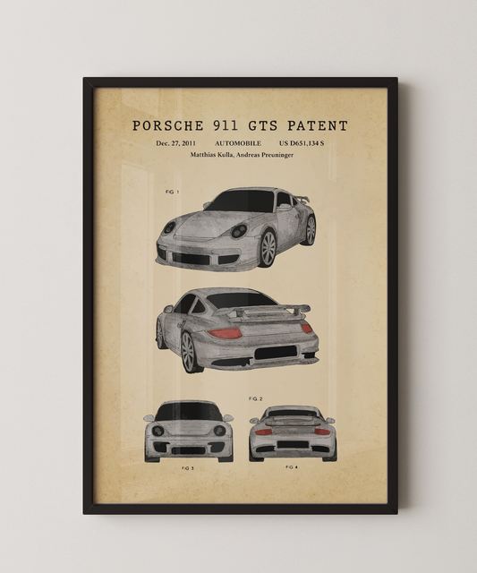 Porsche 911 GTS Patent