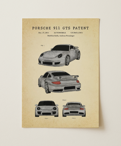 Porsche 911 GTS Patent
