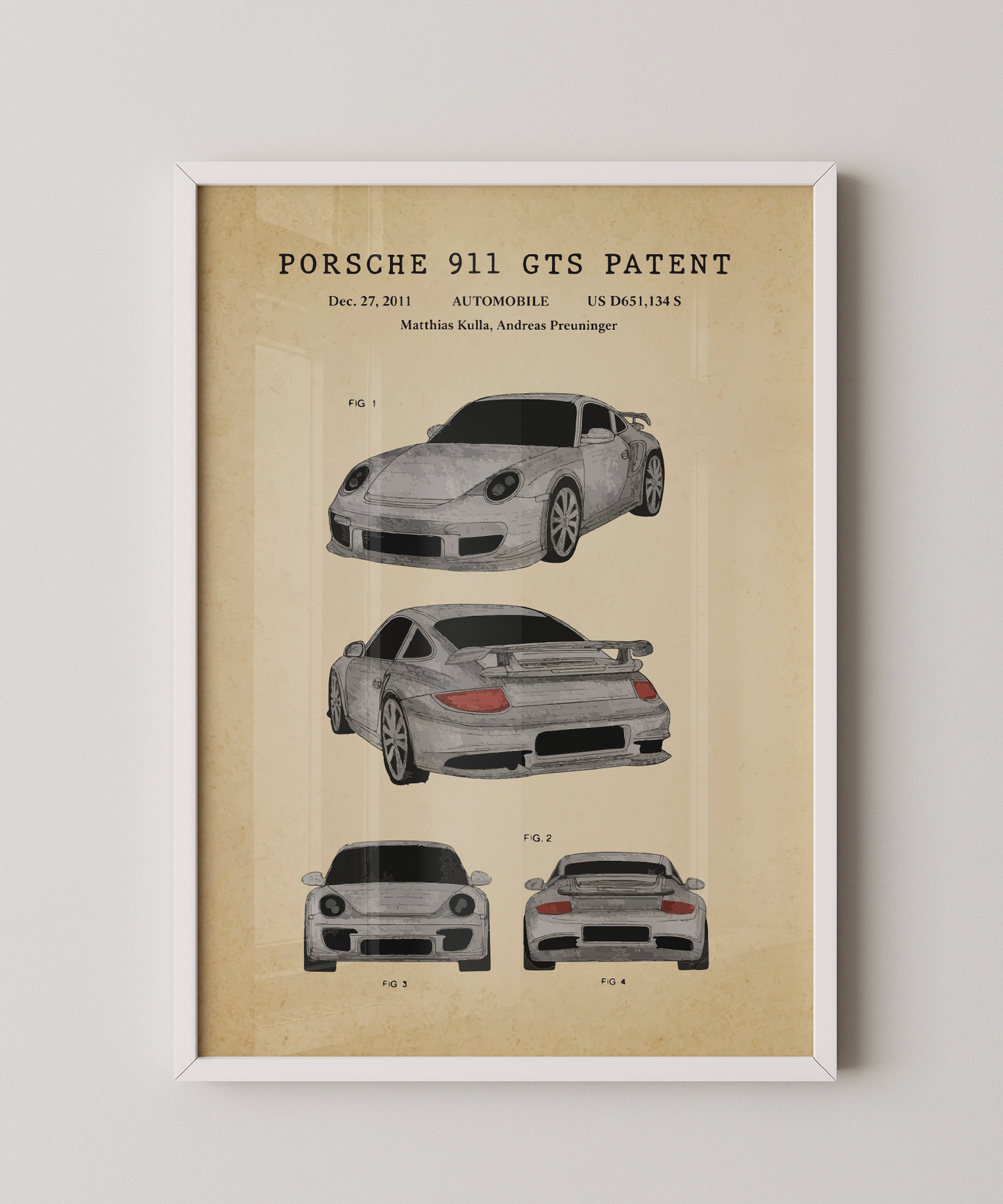 Porsche 911 GTS Patent