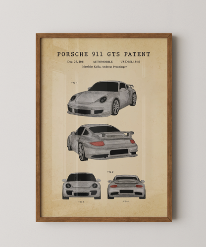 Porsche 911 GTS Patent