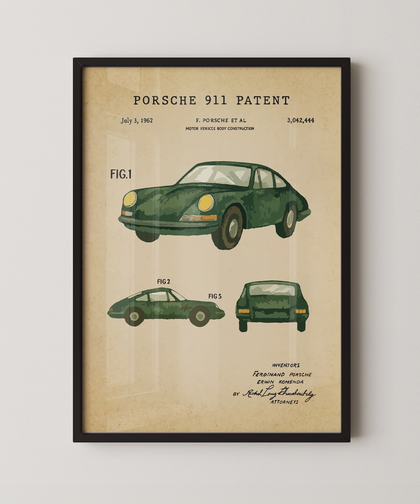 Porsche 911 Patent