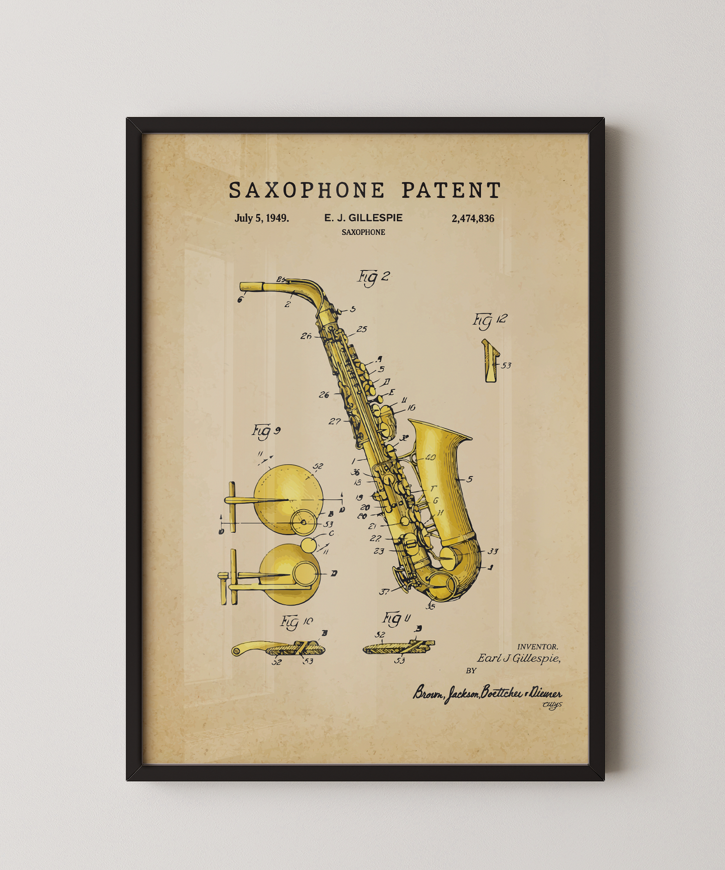 Saxophone Patent