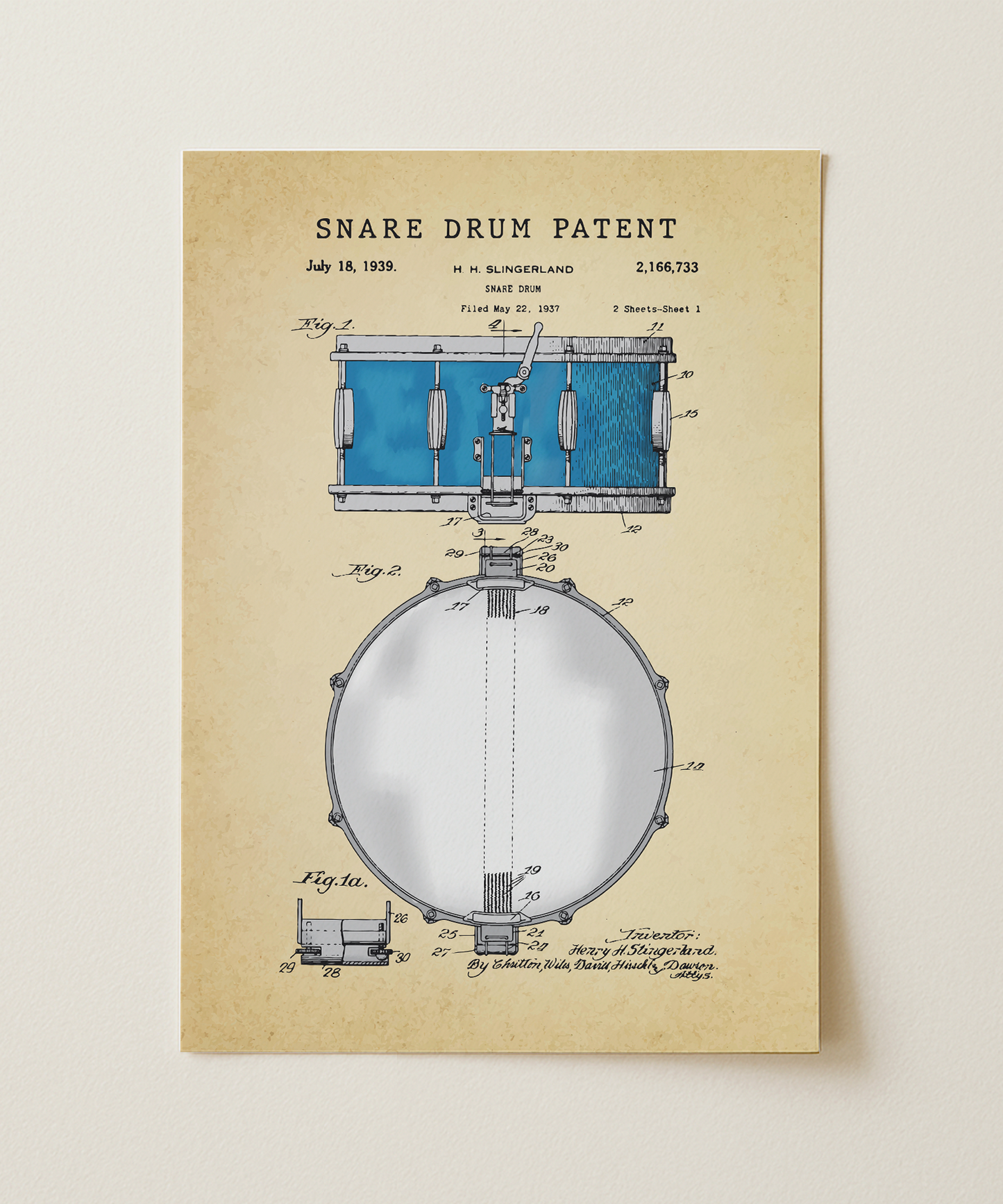 Snare Drum Patent