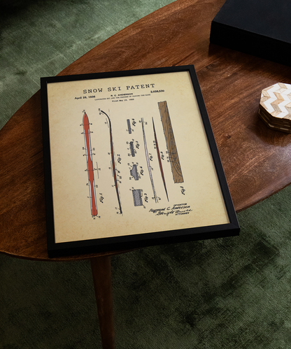 Snow Ski Patent