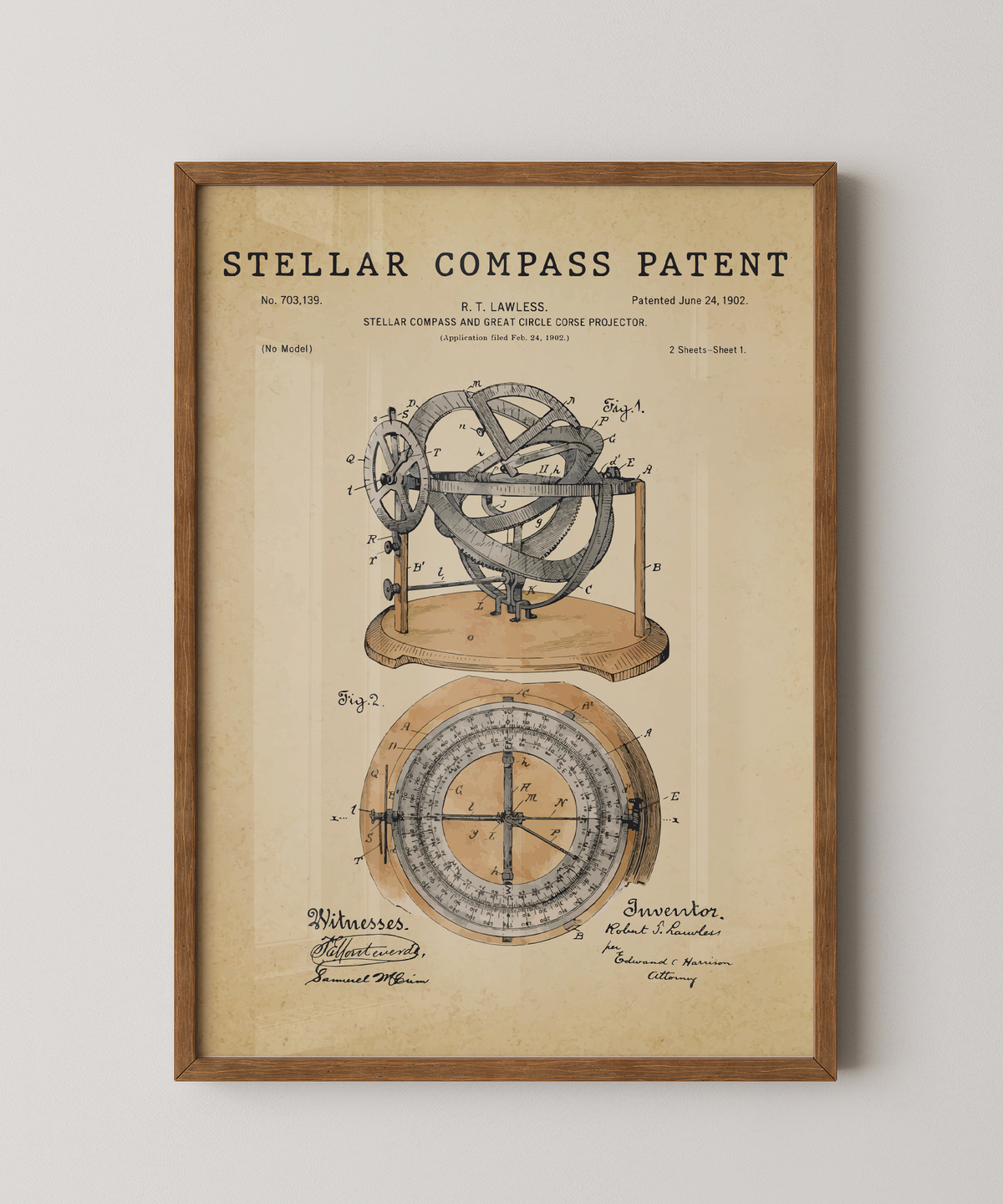 Stellar Compass Patent