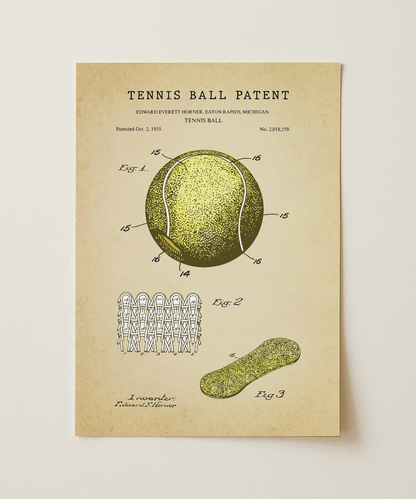 Tennis Ball Patent