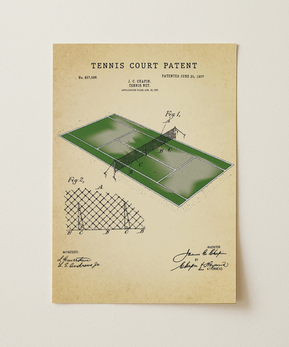 Tennis Court Patent