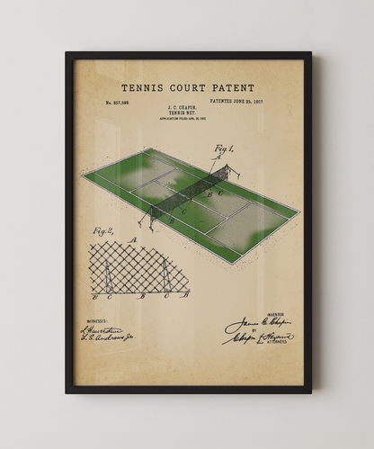 Tennis Court Patent