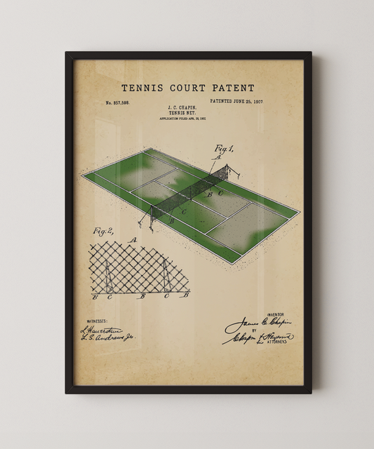 Tennis Court Patent