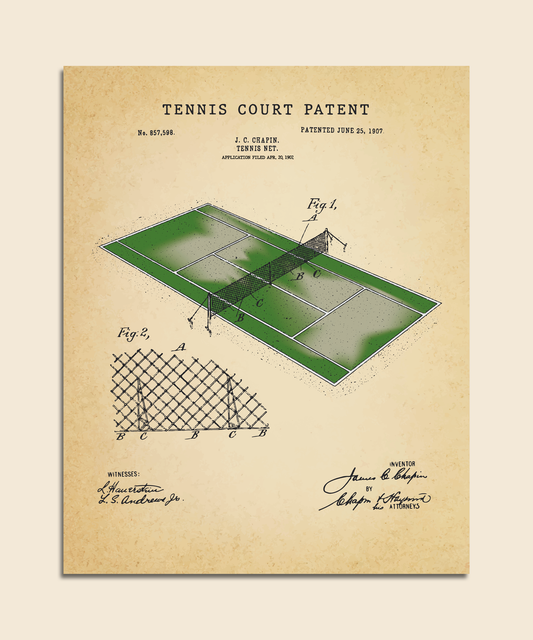 Tennis Court Patent