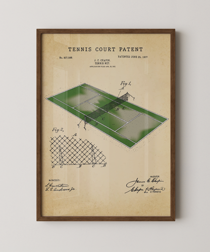 Tennis Court Patent