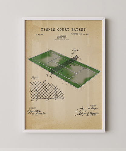 Tennis Court Patent