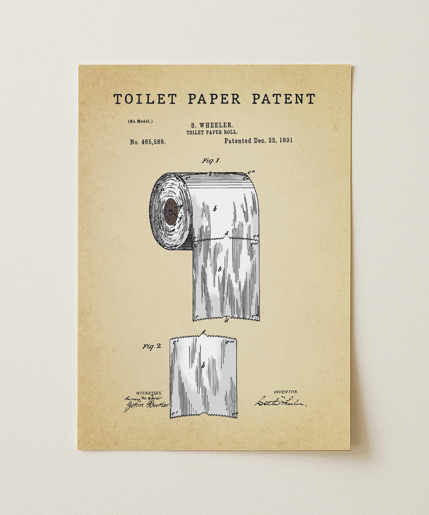 Toilet Paper Patent