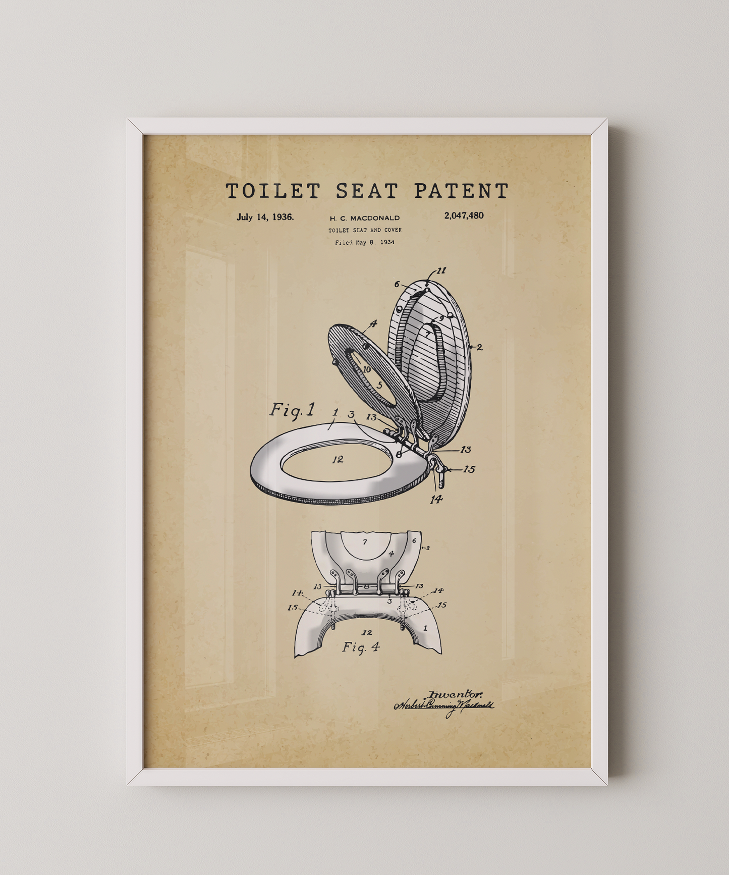 Toilet Seat Patent