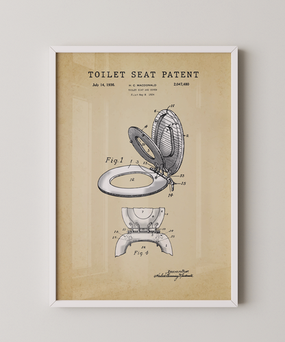 Toilet Seat Patent