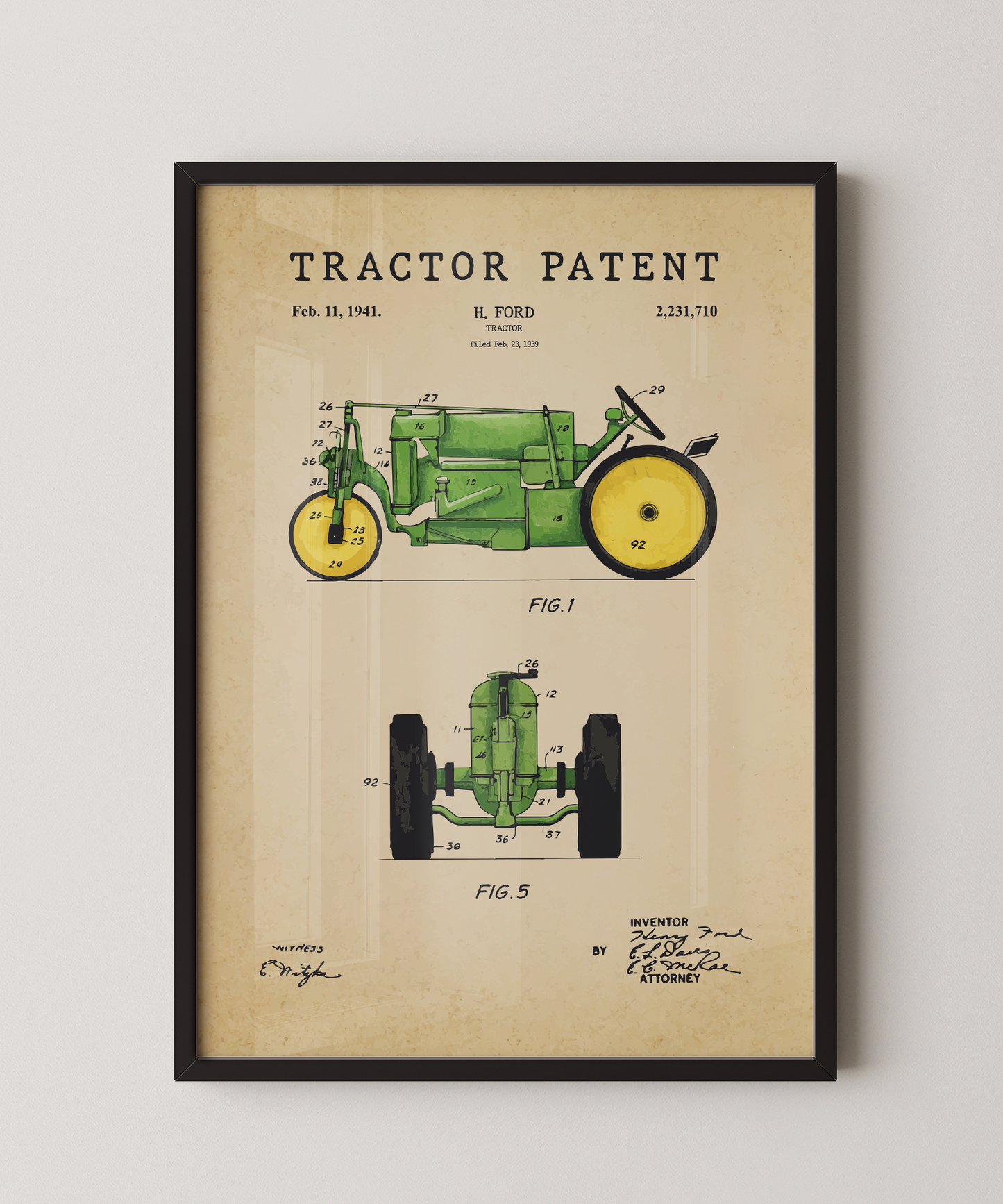 Tractor Patent