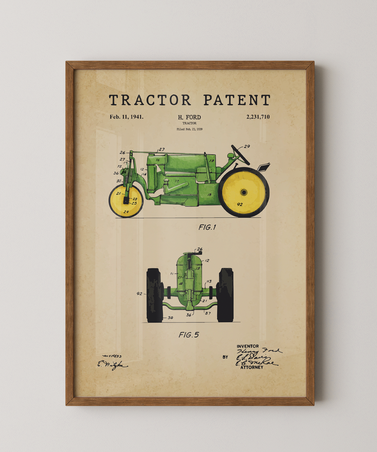 Tractor Patent