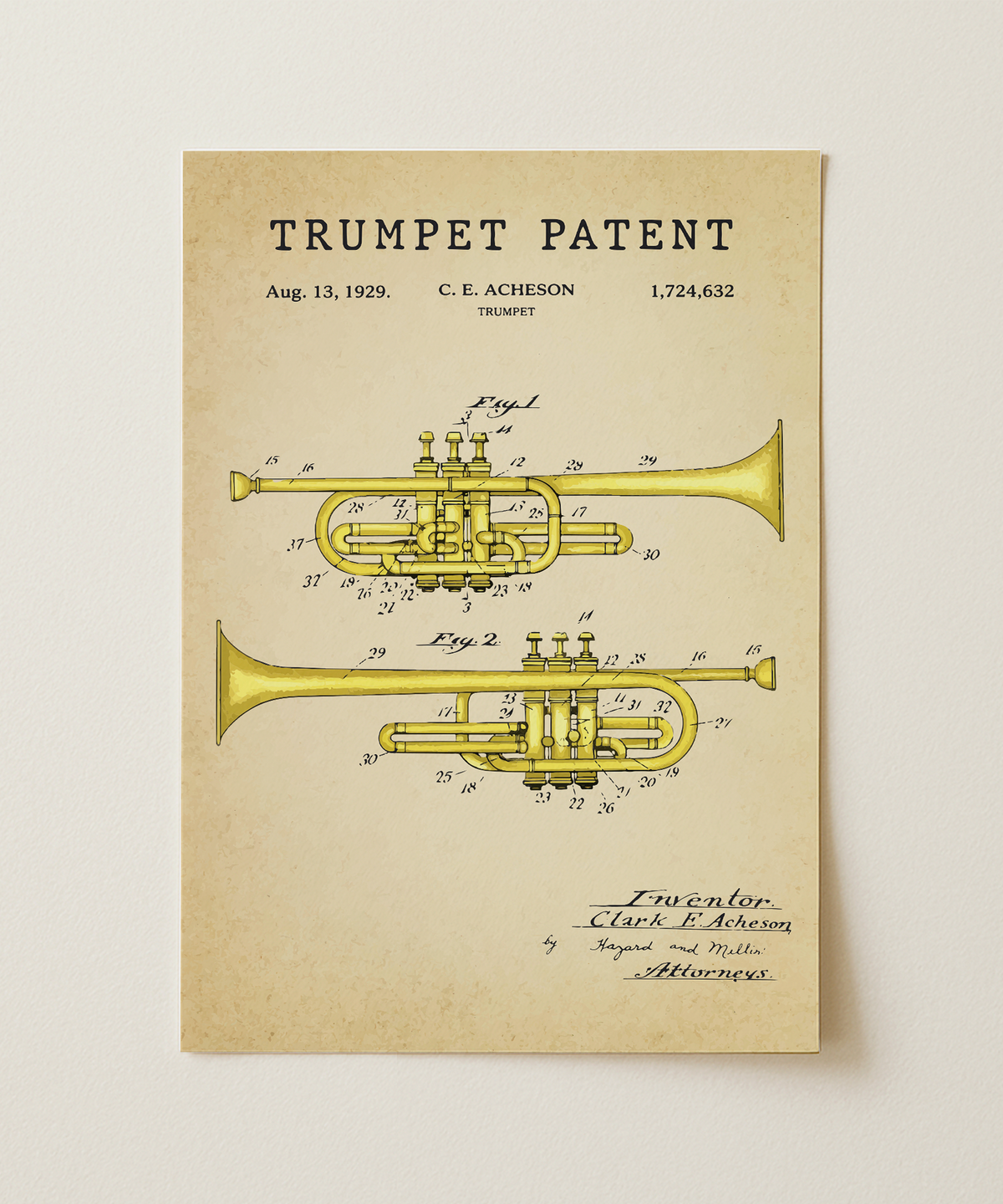 Trumpet Patent
