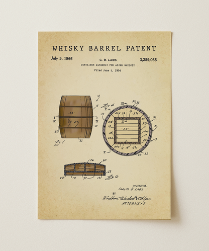 Whisky Barrel Patent