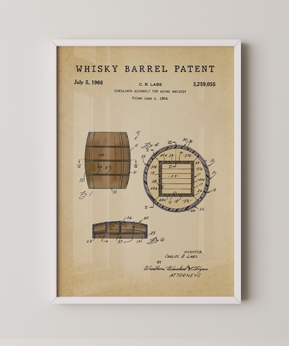 Whisky Barrel Patent