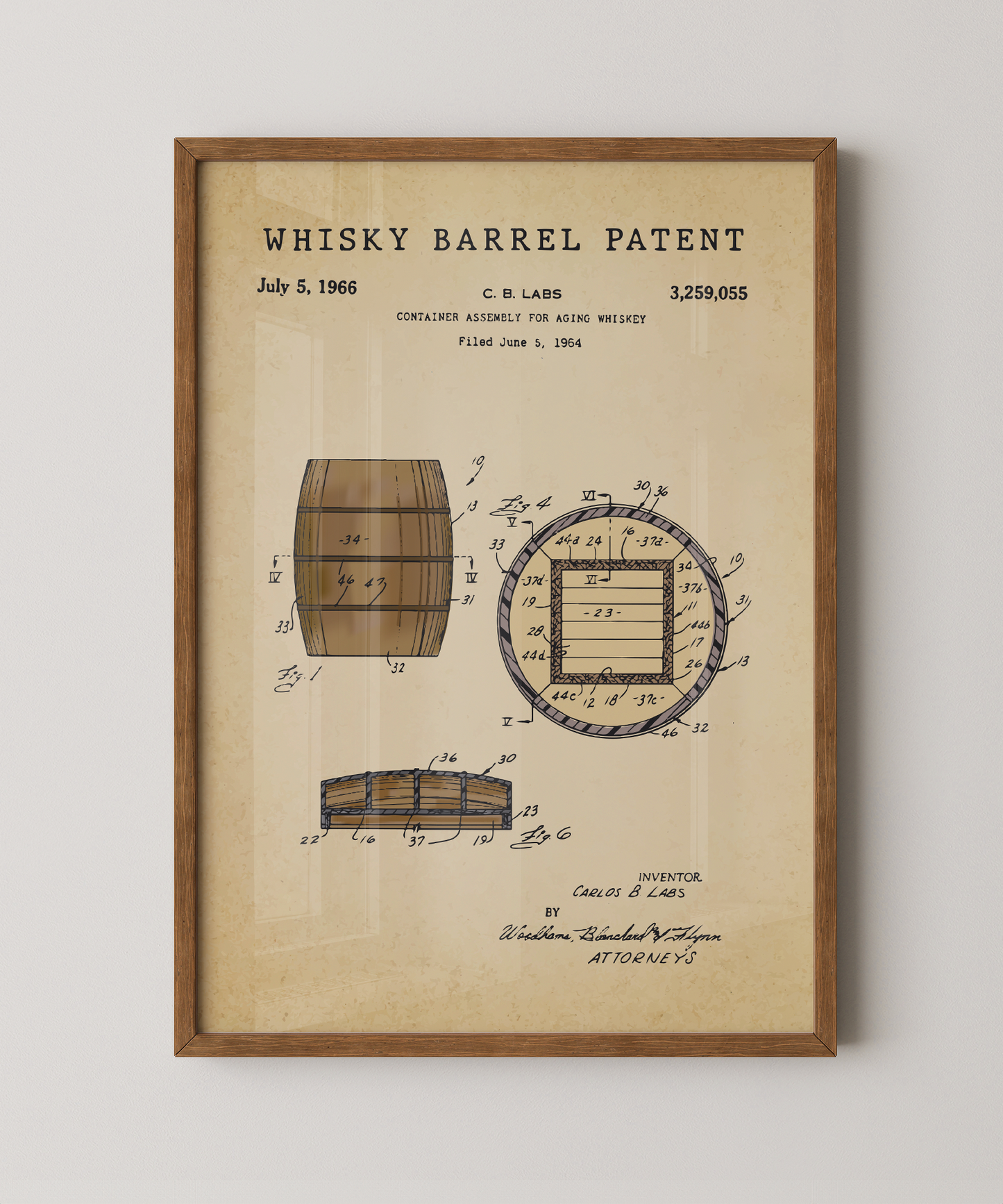 Whisky Barrel Patent