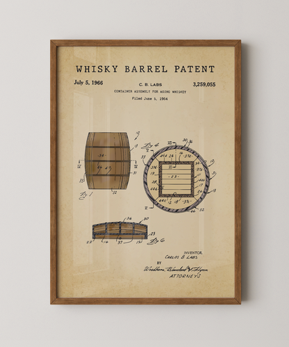 Whisky Barrel Patent