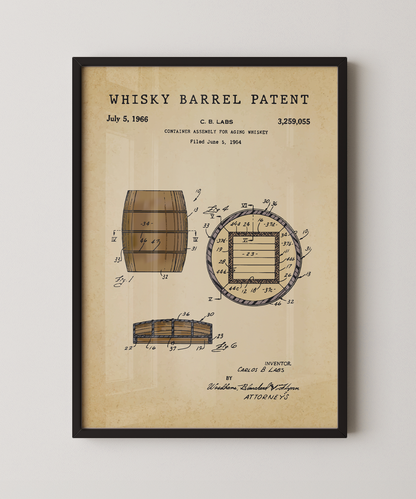 Whisky Barrel Patent
