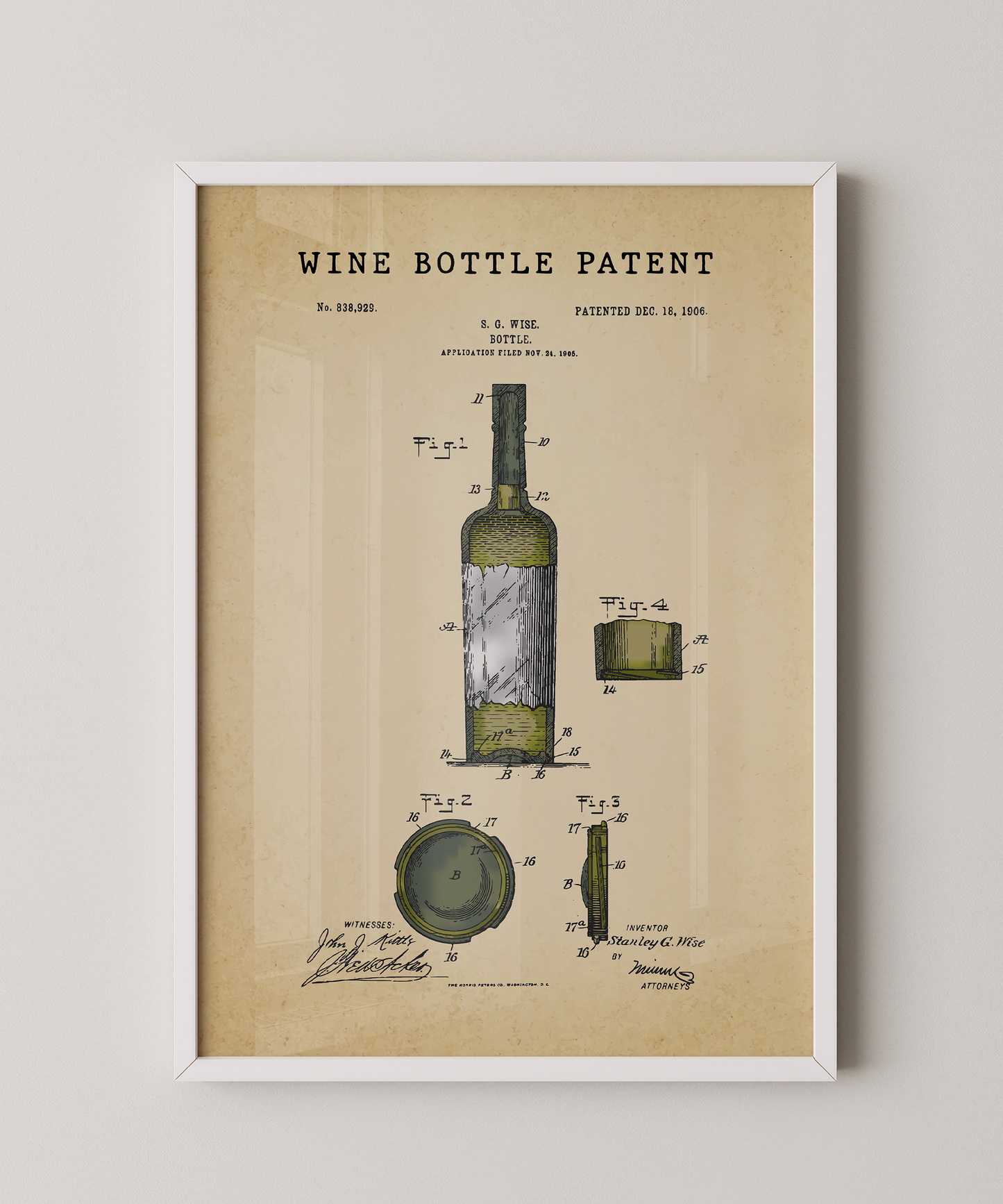 Wine Bottle Patent