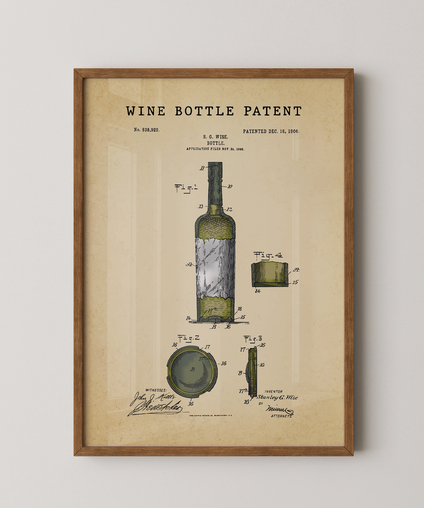 Wine Bottle Patent