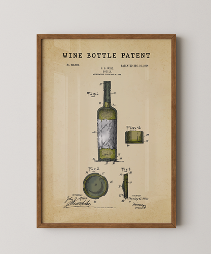 Wine Bottle Patent