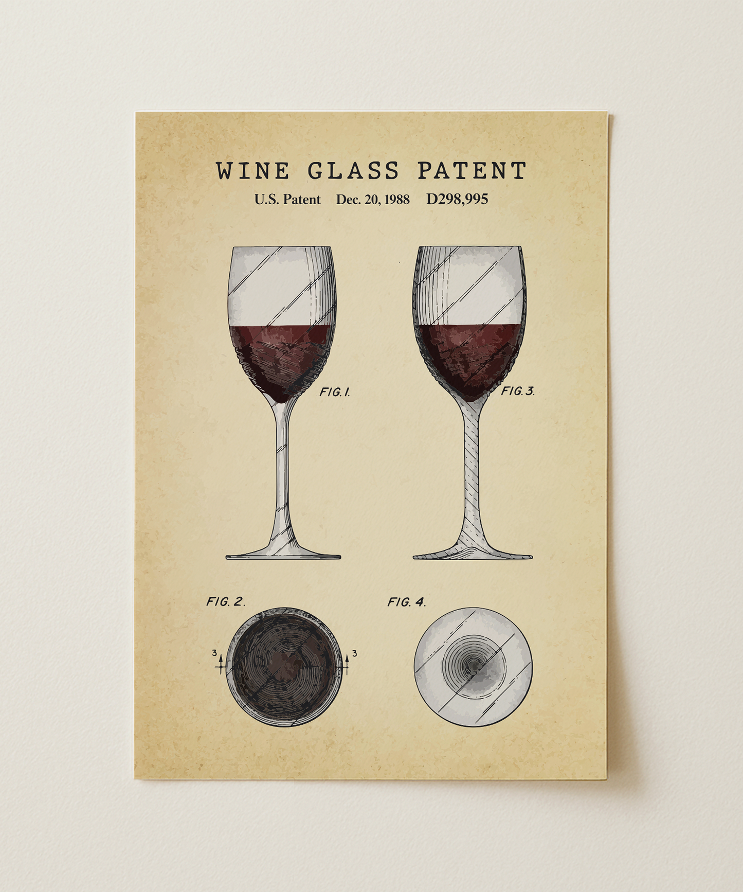 Wine Glass Patent