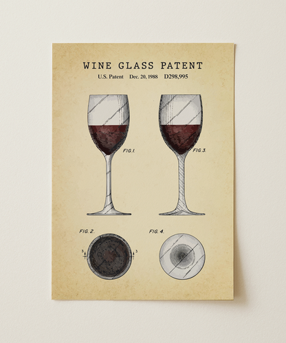 Wine Glass Patent