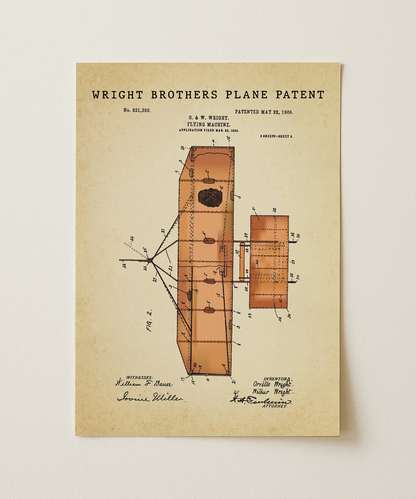 Wright Brothers Plane Patent