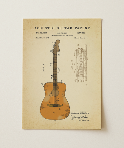 Acoustic Guitar Patent