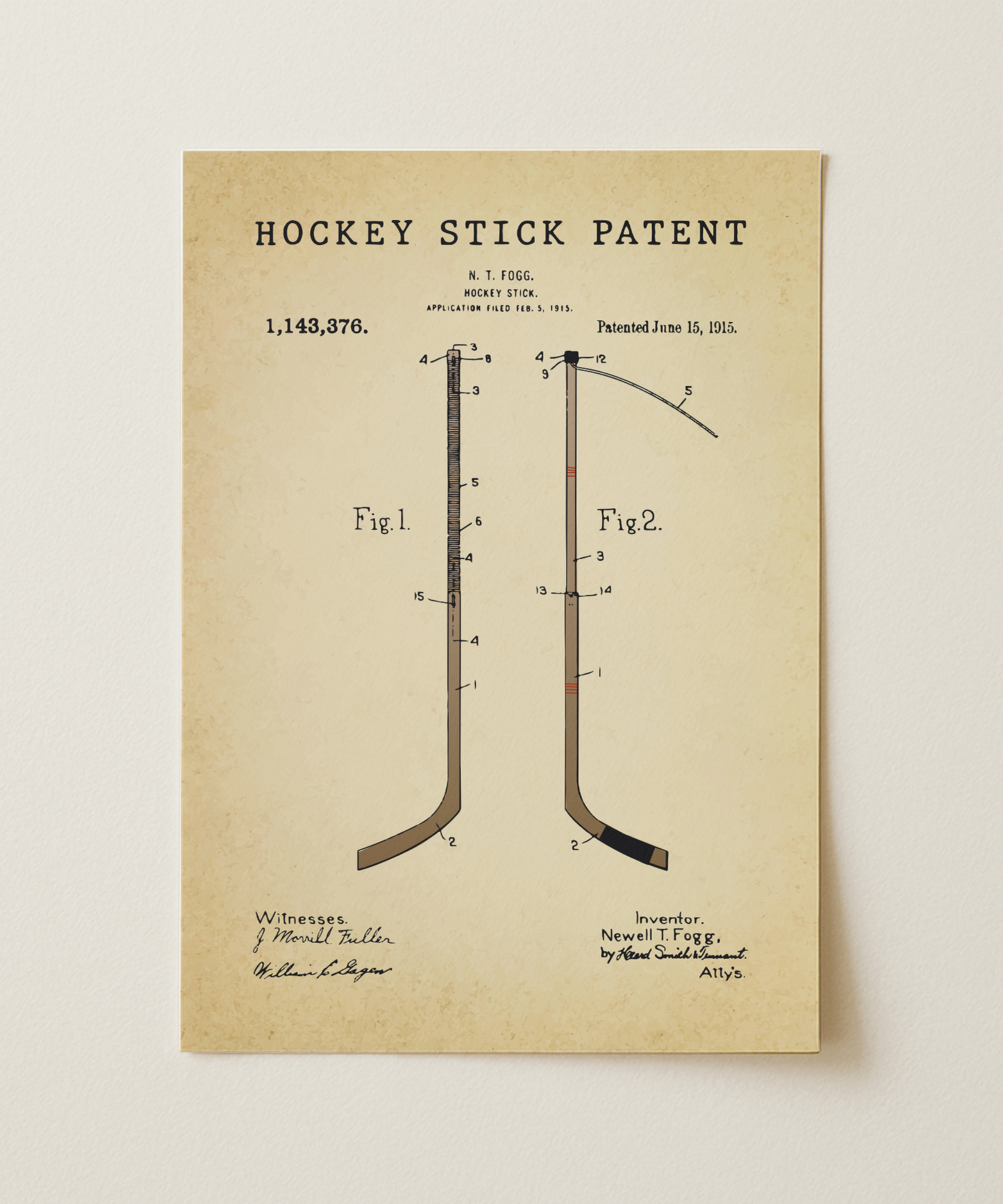 Hockey Stick Patent