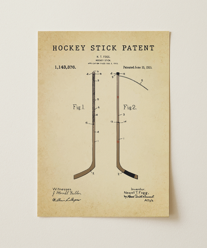 Hockey Stick Patent