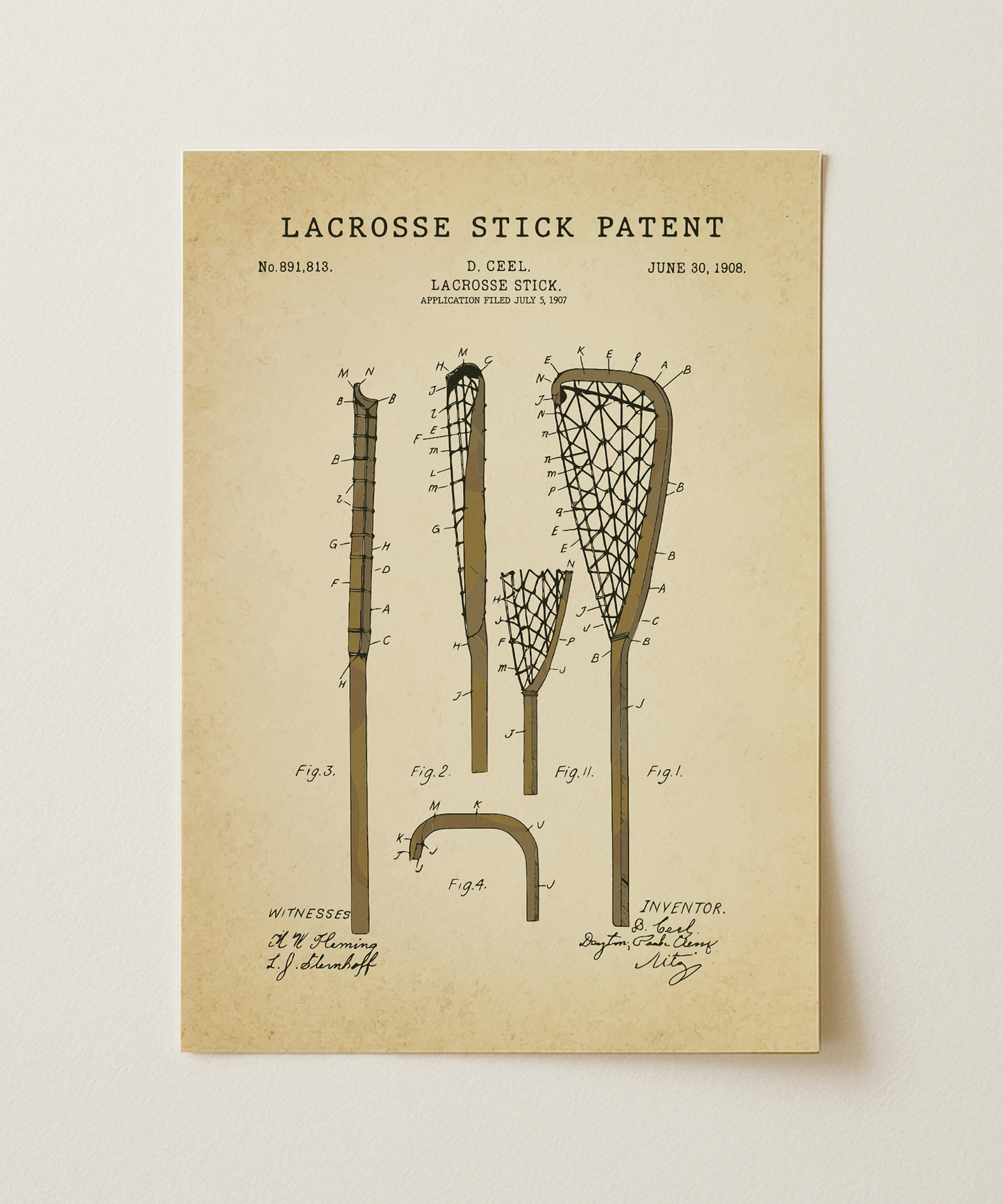 Lacrosse Stick Patent